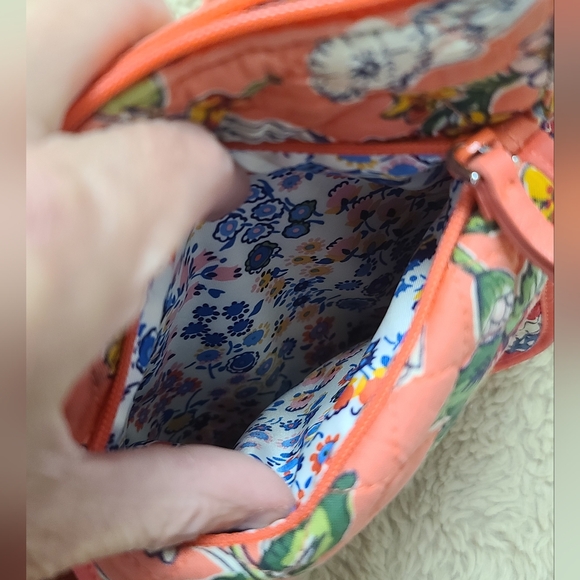 Vera Bradley Coral Floral Tapestry Hipster Crossbody Bag - Picture 6 of 16